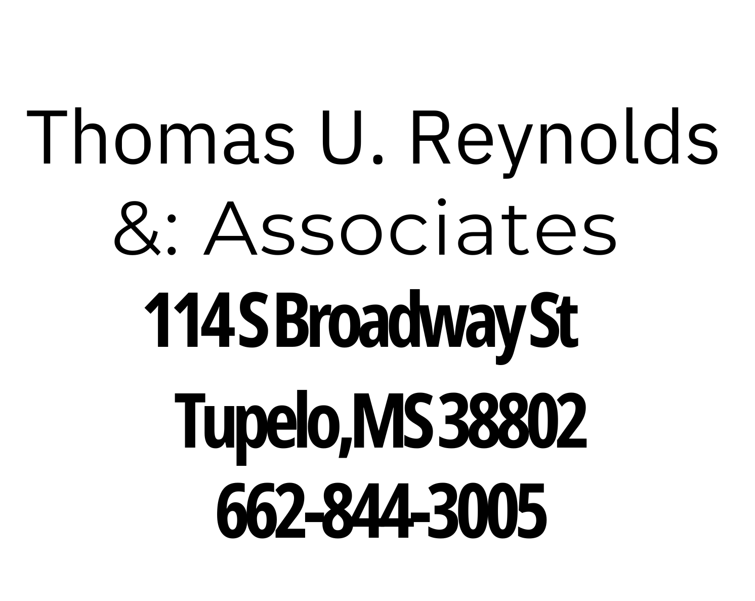 Thomas Reynolds Law Firm